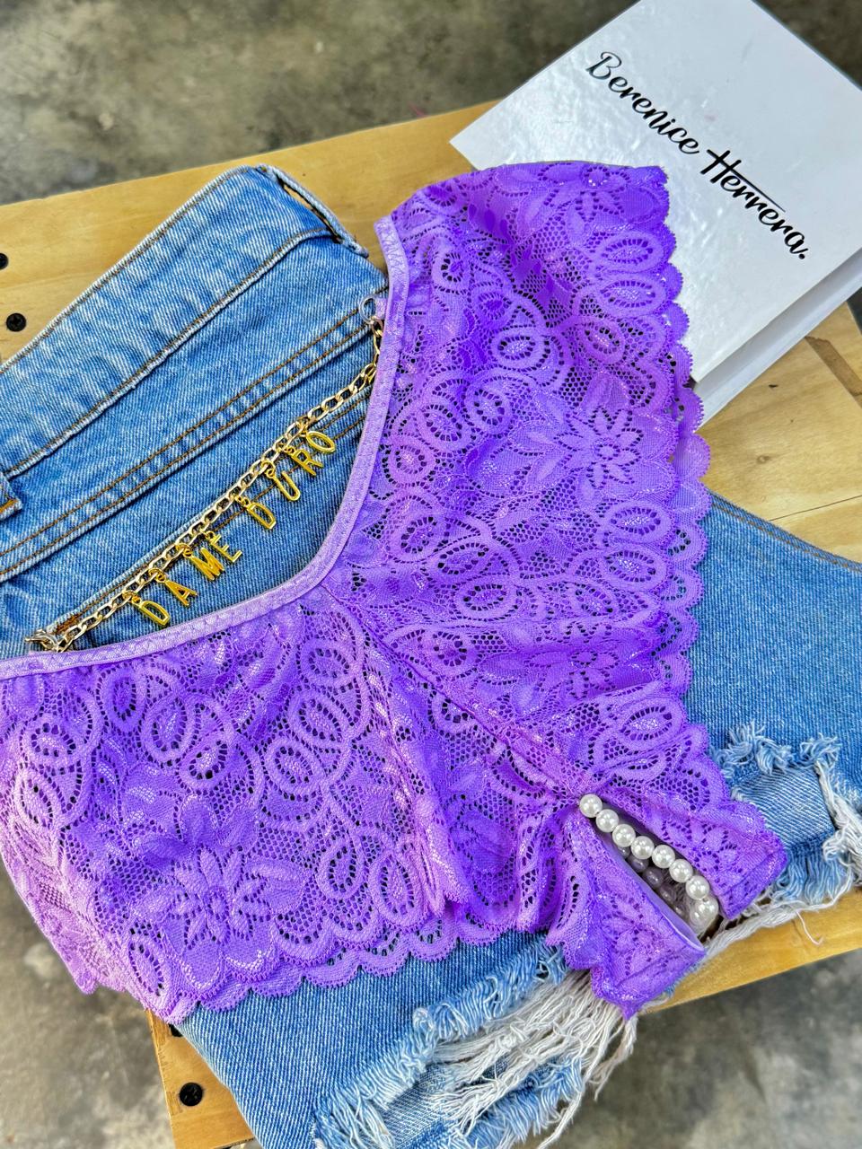 Cachetero con perlas